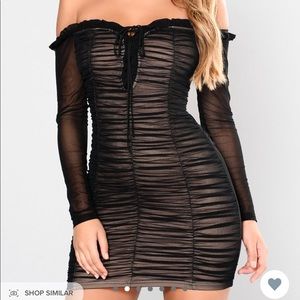Fashion Nova MAURA MESH DRESS
